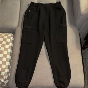 Figs Black Scrub Jogger Pants